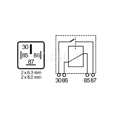 Rele, glavna struja MAHLE MR 46 IC-G0RLW4
