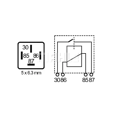 Rele, glavna struja MAHLE MR 56 IC-G0RLUN