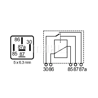 Rele, glavna struja MAHLE MR 75 IC-G0RLVP