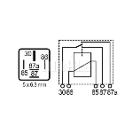 Rele, glavna struja MAHLE MR 89 IC-G0RLV0 Rele, glavna struja MAHLE MR 89 IC-G0RLV0
