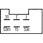Rele, interval pranja-brisanja HELLA 5WG002 450-121 IC-CAF60B Rele, interval pranja-brisanja HELLA 5WG002 450-121 IC-CAF60B