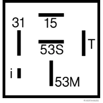 Rele, interval pranja-brisanja HERTH+BUSS 75614013 IC-D0ED76