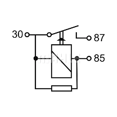 Rele, pumpa za gorivo MAHLE MR 118 IC-G0RM10