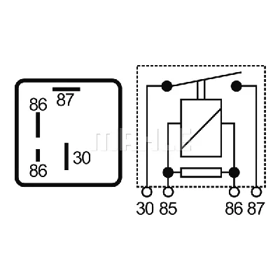 Rele, pumpa za gorivo MAHLE MR 120 IC-G0RM12
