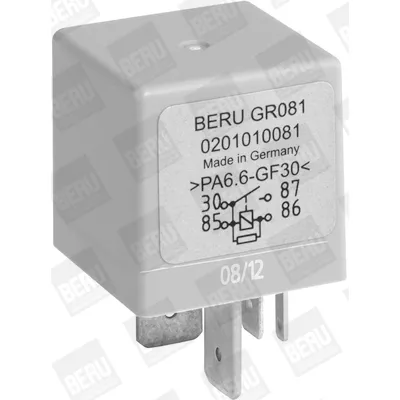 Rele, sistem za paljenje sa grejačima BORGWARNER (BERU) GR 081 IC-D7455F