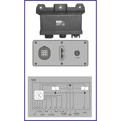 Rele, sistem za paljenje sa grejačima HUCO HUCO132075 IC-C47D4F