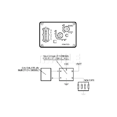 Rele, sistem za paljenje sa grejačima MAHLE MHG 16 IC-G0RLXW