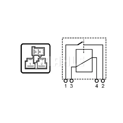 Rele, sistem za paljenje sa grejačima MAHLE MHG 17 IC-G0RLXR