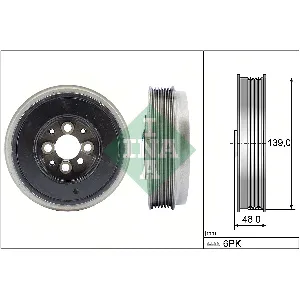 Remenica, radilica INA 544 0065 10 IC-BB0608