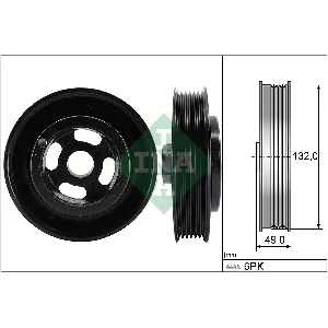 Remenica, radilica INA 544 0126 10 IC-G080MG