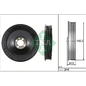 Remenica, radilica INA 544 0157 10 IC-G080MV