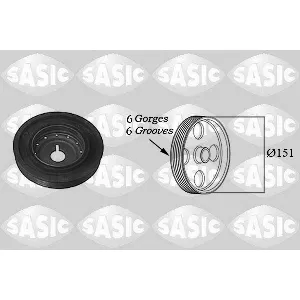 Remenica, radilica SASIC SAS2154011 IC-C1F974