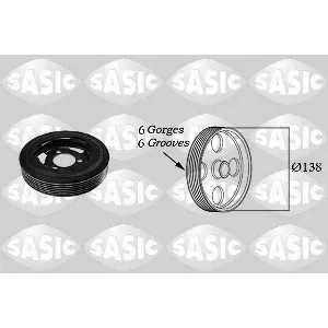 Remenica, radilica SASIC SAS2156025 IC-BA79A1