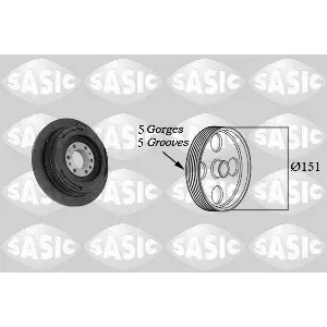 Remenica, radilica SASIC SAS2156080 IC-E2D1DF