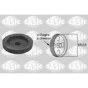 Remenica, radilica SASIC SAS5150G30 IC-C16515