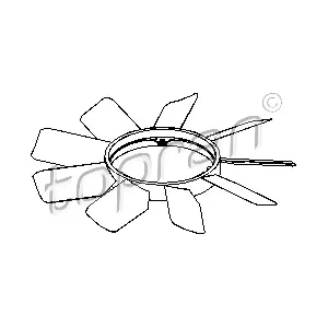 Rotor ventilatora, hlađenje motora HANS PRIES HP401 000 IC-A8690D