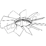 Rotor ventilatora, hlađenje motora HANS PRIES HP500 901 IC-A86299