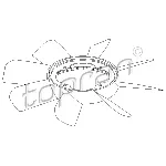 Rotor ventilatora, hlađenje motora HANS PRIES HP500 902 IC-A8629A