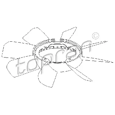 Rotor ventilatora, hlađenje motora HANS PRIES HP500 902 IC-A8629A