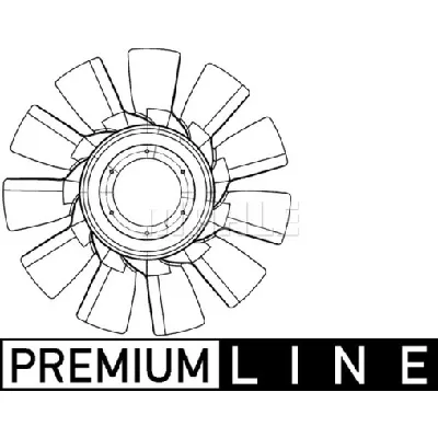 Rotor ventilatora, hlađenje motora MAHLE CFW 82 000P IC-G08FCT