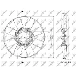Rotor ventilatora, hlađenje motora NRF NRF 49806 IC-E27198