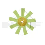 Rotor ventilatora, hlađenje motora NRF NRF 49808 IC-E2719A