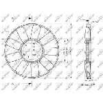 Rotor ventilatora, hlađenje motora NRF NRF 49810 IC-E2719C