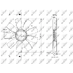 Rotor ventilatora, hlađenje motora NRF NRF 49815 IC-E271A1