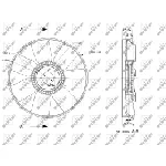 Rotor ventilatora, hlađenje motora NRF NRF 49849 IC-E271BE