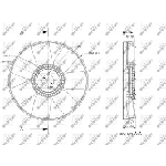 Rotor ventilatora, hlađenje motora NRF NRF 49853 IC-E271C2