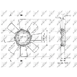 Rotor ventilatora, hlađenje motora NRF NRF 49856 IC-E271C4