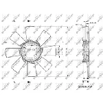 Rotor ventilatora, hlađenje motora NRF NRF 49859 IC-E271C7