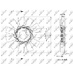 Rotor ventilatora, hlađenje motora NRF NRF 49860 IC-E271C8