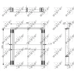 Saće hladnjaka, interkuler NRF NRF 19059 IC-D2FDB4