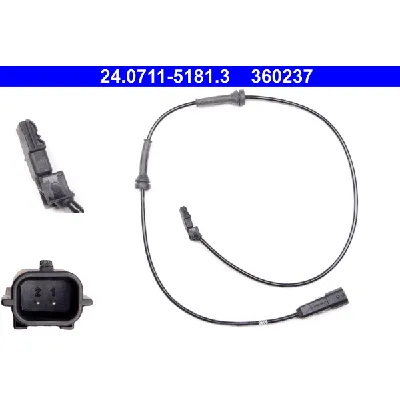 Senzor, broj obrtaja točka ATE 24.0711-5181.3 IC-B36718