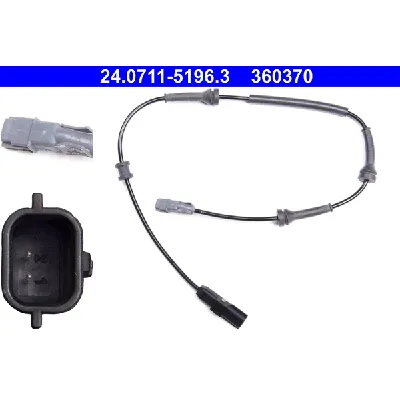 Senzor, broj obrtaja točka ATE 24.0711-5196.3 IC-D7BAB6
