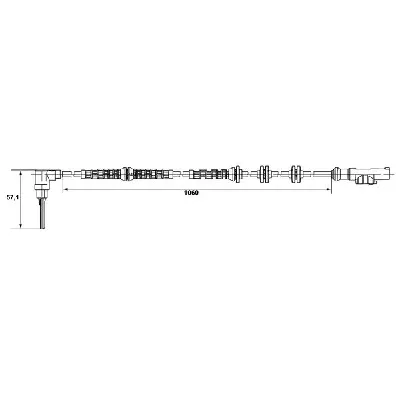 Senzor, broj obrtaja točka BOSCH 0 265 007 685 IC-B006CD