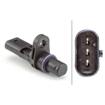 Senzor, položaj bregastog vratila HELLA 6PU013 122-221 IC-EEC189