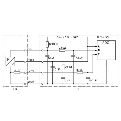Senzor, pritisak goriva BOSCH 0 261 230 093 IC-BA5134
