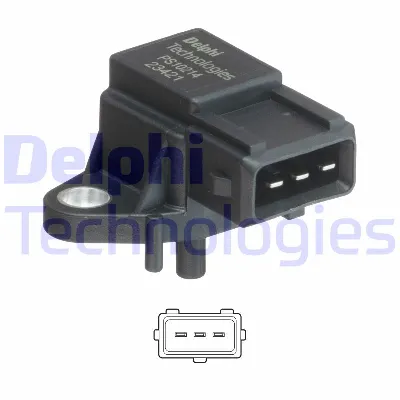 Senzor, pritisak kompresije DELPHI PS10214 IC-F45650