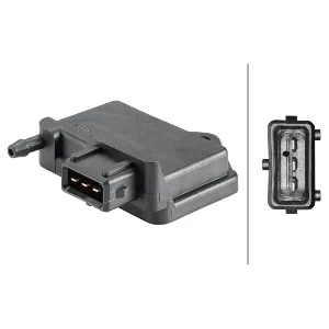 Senzor, pritisak kompresije HELLA 6PP358 152-171 IC-G0TKBS