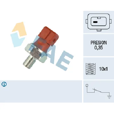 Senzor, pritisak ulja FAE FAE12475 IC-DAB5ED