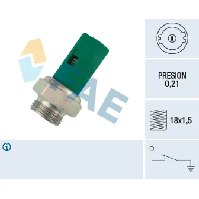Senzor, pritisak ulja FAE FAE12490 IC-ABB2DC