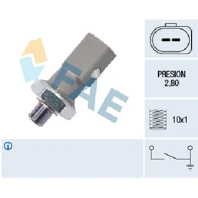 Senzor, pritisak ulja FAE FAE12855 IC-C3A916