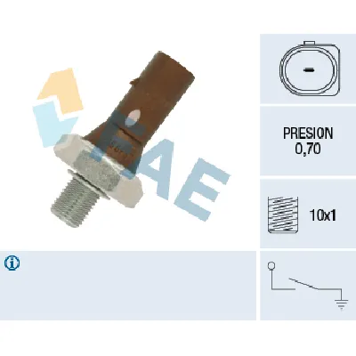 Senzor, pritisak ulja FAE FAE12890 IC-ABB4B5
