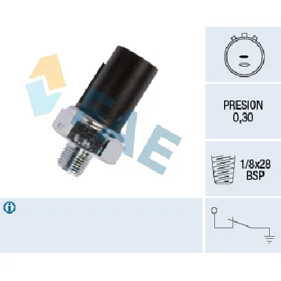 Senzor, pritisak ulja FAE FAE12990 IC-C3A98E