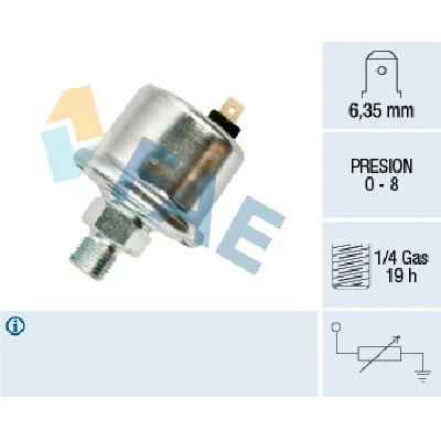 Senzor, pritisak ulja FAE FAE14040 IC-DAB600