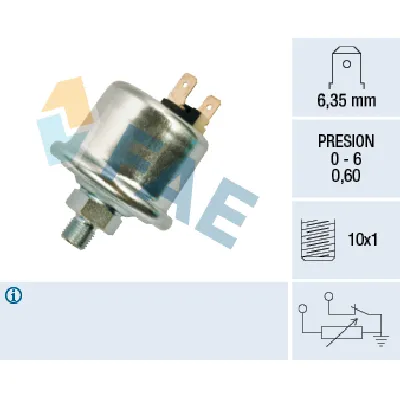 Senzor, pritisak ulja FAE FAE14930 IC-D4B59E