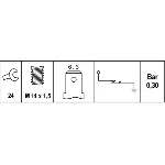 Senzor, pritisak ulja HELLA 6ZL003 259-171 IC-248211