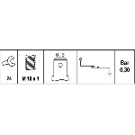 Senzor, pritisak ulja HELLA 6ZL003 259-641 IC-B51753
